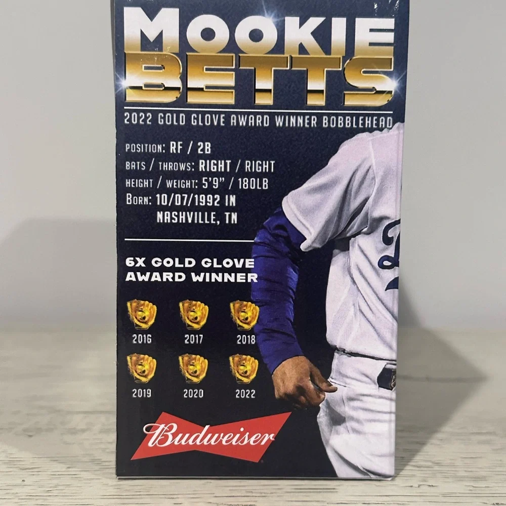 Los Angeles Dodgers Mookie Betts Bobblehead ⭐️NEW⭐️ - Picture 5 of 5